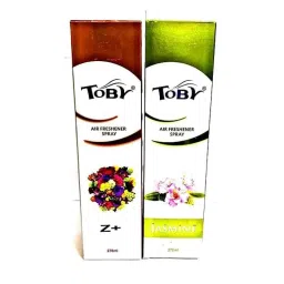 Toby 2 Pcs 270ml Z+ &a; Jasmine Long Lasting Fragrance Air Freshener Spray Set-image-81
