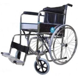 Karma 110kg Mild Steel Manual Foldable Wheelchair-image-5