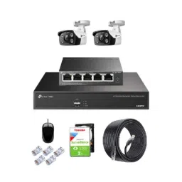 TP-Link VIGI C330 3MP Full Colour Outdoor Network IP Combo Kit with 4 Channel NVR, 2 Cameras, 5 Port POE Switch, 2TB HDD, D-LINK 100M LAN Cable-picture-44