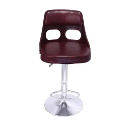 DPI LX-2 Metal Cherry Bar Stool with 360 deg Revolving Swivel Seat for Bar, Cafeteria, Dining, Office &a; Shops-image-67