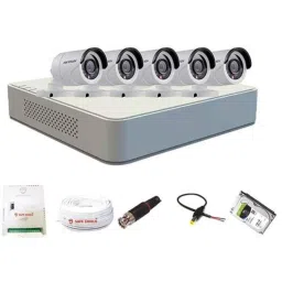 Hikvision 8 Channel Dvr With 5 Bullet Cctv Camera With Speedlink Cable &a; Power Supply Surveillance Kit-25
