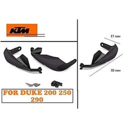 AOW Bike Hand Guard Universal for All KTM Bikes Models (Pack of 2) Black Colour B-99-44