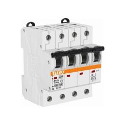 Selvo 63A C Curve Four Pole MCB, GSELFPC12048-24