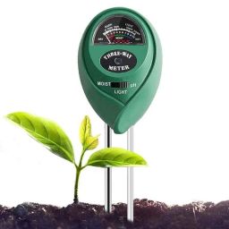 Ionix 3 Way Soil Testing pH Meter with Light Sensor, Range: 3.5-8 pH-32