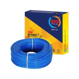 GVD 1 Sqmm Blue Single Core FR PVC Flexible Insulated Copper Wire for Home, Domestic &a; Industrial Use, Length: 45 m-image-55