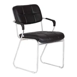Da URBAN 89x43x62cm Leatherette Black Study Chair with Arms, 284-picture-26