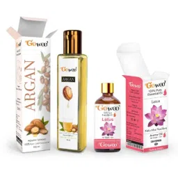 GoWoo 2 Pcs 10ml Natural Lotus Aroma Oil &a; 100ml Argan Carrier Oil Set, GWOC835-P30+P188-picture-43
