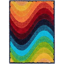 Carpetify 3x5ft Multicolor Modern Geometric 3D Textured Thick &a; Soft Shaggy Fur Rug Carpet, 0928Z2QLIO3-picture-26