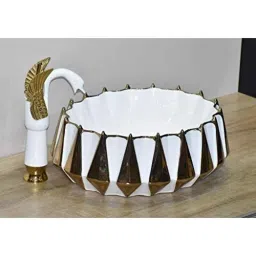 Bassino Art 38x42x17.5cm Ceramic Wash Basin, EU_315-picture-2