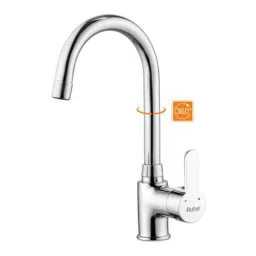 Ruhe Pavo Brass Chrome Finish Single Lever Sink Mixer with Medium 15 inch Round Swivel Spout, 11-0526-RM-image-21