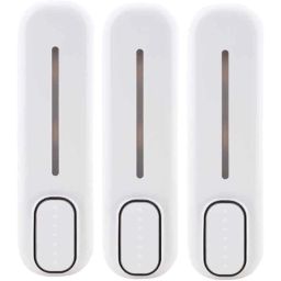 Fastgear 340ml Wall Mounted Cubical Black Liquid Soap Dispenser (Pack of 3)-image-14