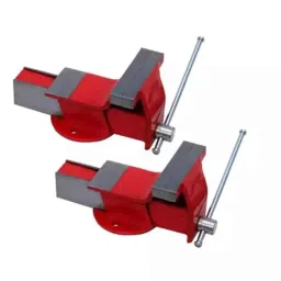 MK 203 mm Alloy Steel Red Professional Fixed Base Vice, (Pack of 2)-picture-49