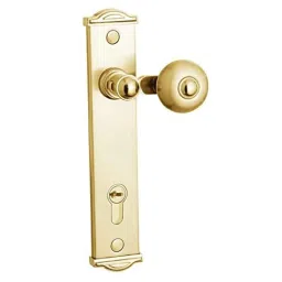 Bonus Comfy G5 Reflex 85mm Brush Brass One Side Key Mortice Lock Set-picture-19