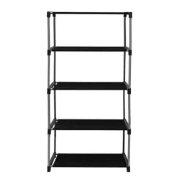 Philoshop 4 Shelves Metal Beige Matte Modular Shoe Rack with 100 GSM Non Woven Fabric-17