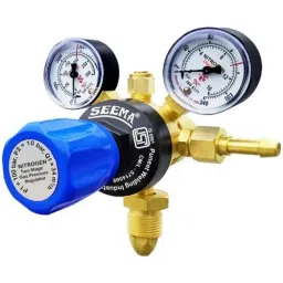 Seema 566.67lpm Forged Brass Two Stage Nitrogen Gas Pressure Regulator, S.DS.NI-5 (ISI Certified)-22