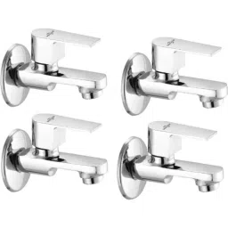 Neelkund Arya Brass Silver Chrome Finish 2 Way Bib Tap (Pack of 4)-image-28