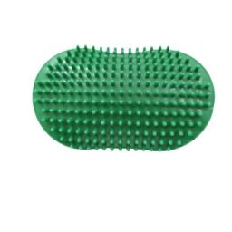 Fairbizps Rubber Green Pet Bath &a; Massage Comb with Ring Handle-15