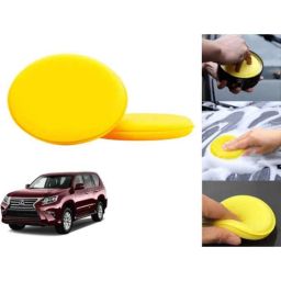 Auto Pearl Polyurethane Beige Washing &a; Waxing Polish Foam Sponge for Lexus GX (Pack of 2)-picture-40