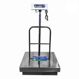 Kingstar 300kg 500x500mm Mild Steel Red LED Backlit Display Weighing Scale-image-79