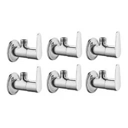 Fastgear Fusion Brass Silver Chrome Finish Angle Valve, FG2553 (Pack of 6)-image-22