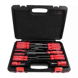 RS Pro 15 Pcs Engineers Flared Pozidriv Stubby Screwdriver Set, 2284143-picture-3