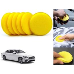 Auto Pearl Polyurethane Beige Washing &a; Waxing Polish Foam Sponge for E350 (Pack of 6)-picture-11