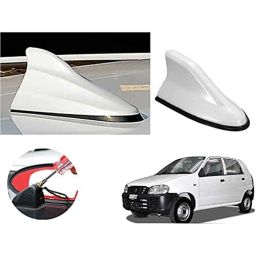 Auto Pearl ABS White Universal Replacement Shark Fin Car Roof Antenna For Maruti Suzuki Alto-image-95