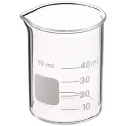 ABGIL 50ml Borosilicate Glass Low Form Beaker with Spout, ABG701-5