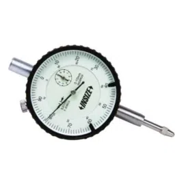 Insize 3mm 0.01mm Flat Back Shockproof Dial Indicator, 2314-3FA-20