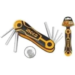 Ingco 8 Pcs CR-V Hex Key Set, HHK14081-42
