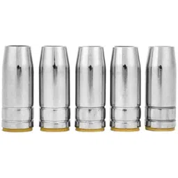 Implemental 5 Pcs MIG &a; MAG Copper Gas Nozzle Set for 25AK Welding Torch, BKJAGAN590-15