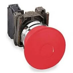 Schneider Electric Harmony XB5 22mm Red 1NC Turn To Release Emergency Switching of Mushroom Head Push Button, XB5AS442N-39