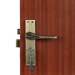 Voltizi 70mm ‎Zinc ‎Antique Finish Mortise Door Long Keyed Lock Set for Main Door Long Keyed, CRZ017-image-70