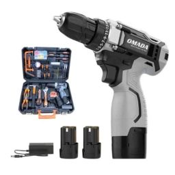 Omada 105 Pcs Cordless Drill Driver Tool Kit with 16.8V Li-Ion Battery &a; Charger, OMD-GT-1003-1