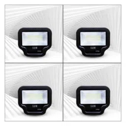 Gesto SL 50W Aluminium &a; Glass Cool White Waterproof LED Flood Light (Pack of 4)-picture-8