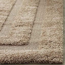 Carpetify 3x5ft Beige Rectangular Box Shaggy Carpet, 1224YQZPHVE image 4
