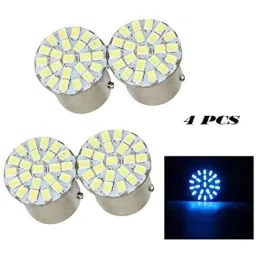 AOW 22 SMD (Blue) Led Indicator Bulb/Turn Signal Bulb Universal B-2 (Pack of 4) Universal for Bikes and Cars-22