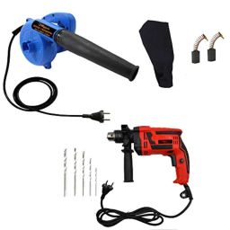 Hillgrove HGCM23M1 800W 18000rpm Air Blower Machine &a; Suction Dust Cleaner with 500W Drill Machine Set-4