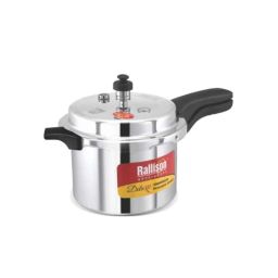 Rallison Deluxe 10 Litre Aluminium Outer Lid Pressure Cooker, RS 047 (Pack of 3)-image-84