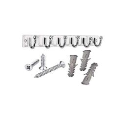 Ztxon 6 Pin Stainless Steel &a; Aluminium Bathroom Door Cloth Hanger with 3 Pcs Screw &a; Grip, CHK106SS-image-54