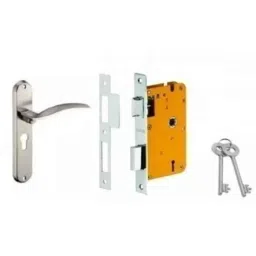 Dorset HL Series Celio 8 inch Stainless Steel Patina Finish Door Handle Lock Set with KY Mortise Lever Lock (Pack of 4)-picture-36