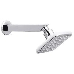 Drizzle Stella 5x5 inch Plastic Chrome Finish Silver Overhead Shower with 9 inch Long Arm, A5X5STELLABS-picture-5