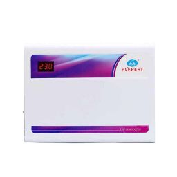 Everest Triple Booster 4kVA 90-300V White Digital Voltage Stabilizer for AC Upto 1.5 Ton-picture-45