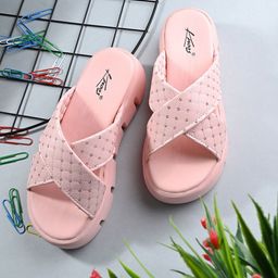 knoos Embellished Cross Strap Flatform Heels-47