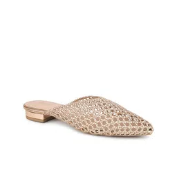 Inc 5 Self Design Pointed Toe Block Heeled Mules image 4