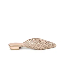 Inc 5 Self Design Pointed Toe Block Heeled Mules image 5