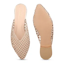 Inc 5 Self Design Pointed Toe Block Heeled Mules image 2