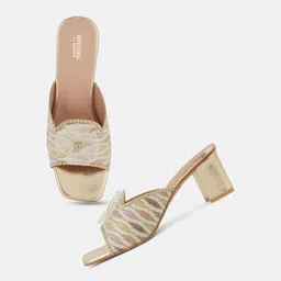 Anouk Party High-Top Pointed Toe Wedge Mules image 5