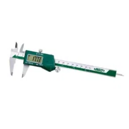 Insize Digital Caliper with Ceramic Tipped Jaws, Range: 0-150 mm/0-6 inch, 1193-150-8