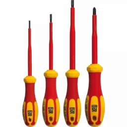 RS Pro 4 Pcs VDE Pozidriv Slotted Screwdriver Set, 1253093-picture-11
